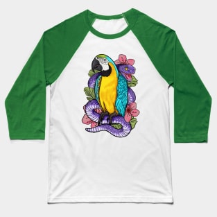 Macaw Like a boss Baseball T-Shirt